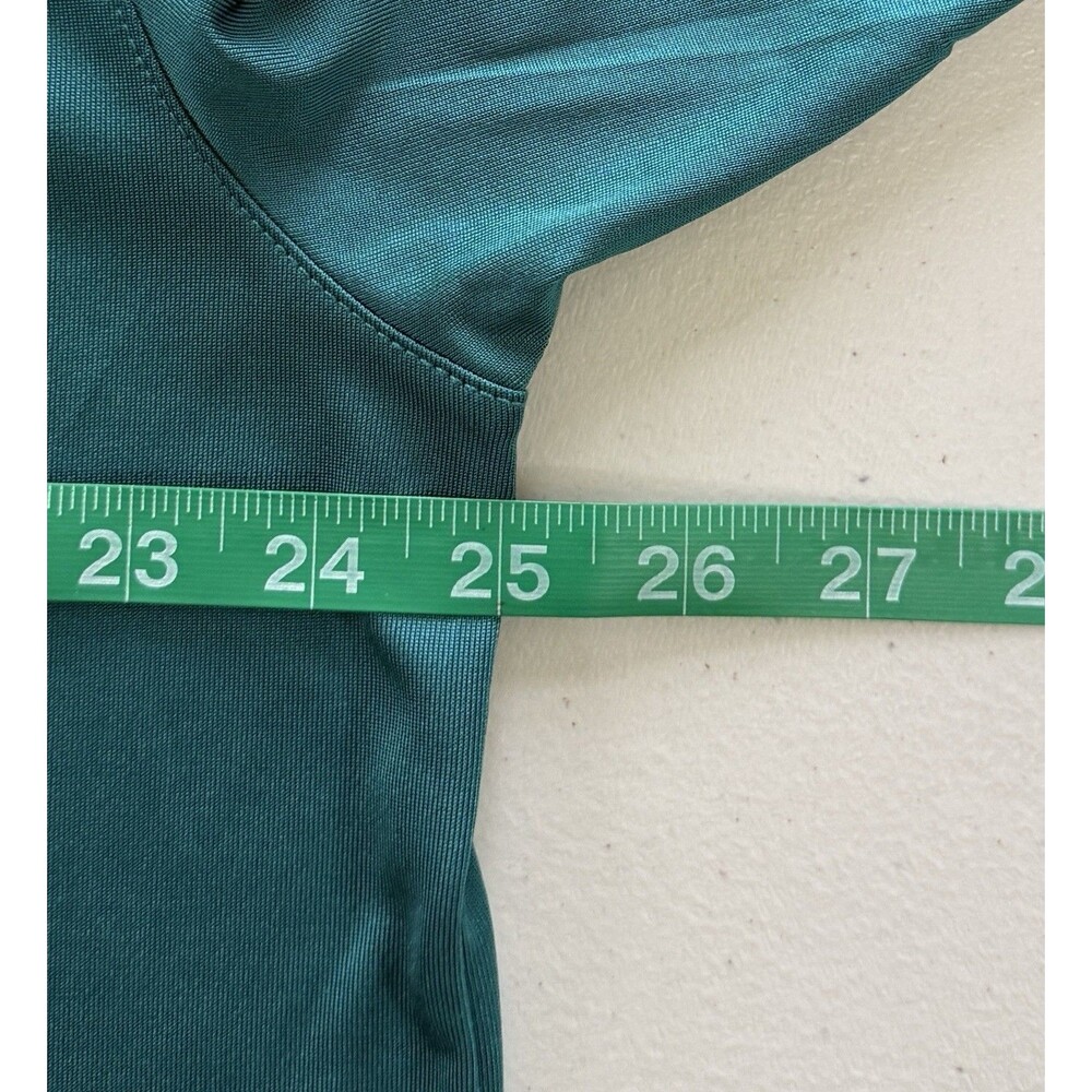 Greg Norman Play Dry Striped Men’s Size XL Teal Golf Performance Polo Shirt - Picture 6 of 8
